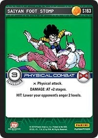 Image for Saiyan Foot Stomp (Panini: Evolution) (S163) - Dragon Ball Z TCG