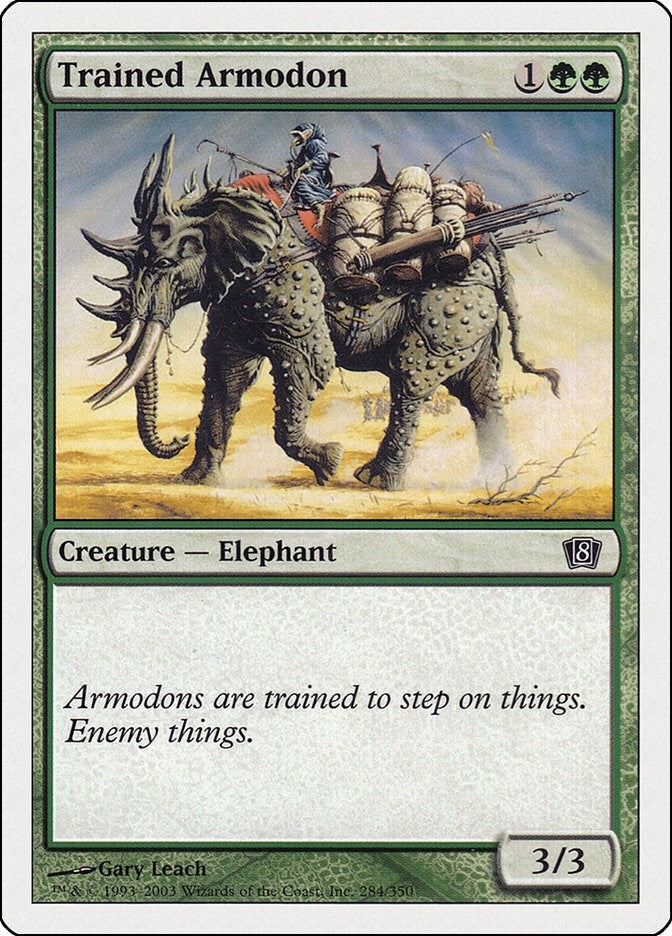 Image for Trained Armodon (8th Edition) (284) - Magic: The Gathering