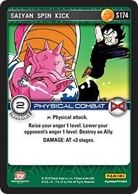 Image for Saiyan Spin Kick (Panini: Evolution) (S174) - Dragon Ball Z TCG
