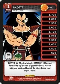 Image for Raditz - True Saiyan (Panini: Heroes & Villains) (C5) - Dragon Ball Z TCG