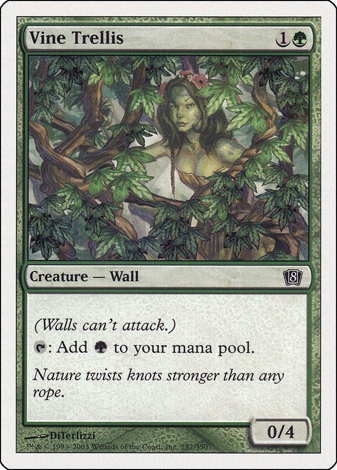 Image for Vine Trellis (8th Edition) (287) - Magic: The Gathering