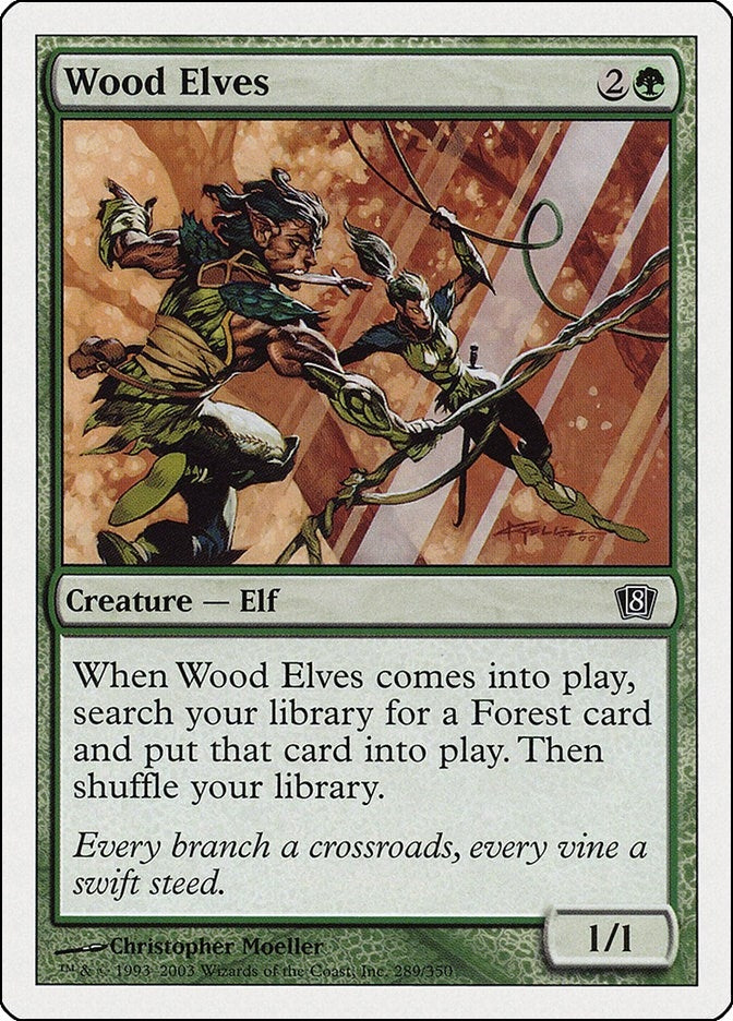 Image for Wood Elves (8th Edition) (289) - Magic: The Gathering