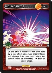 Image for Red Sacrifice (Panini: Heroes & Villains) (C47) - Dragon Ball Z TCG