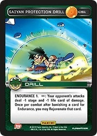 Image for Saiyan Protection Drill (Panini: Heroes & Villains) (C51) - Dragon Ball Z TCG