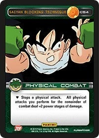 Image for Saiyan Blocking Technique (Panini: Heroes & Villains) (C54) - Dragon Ball Z TCG