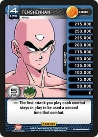 Image for Tenshinhan - Smug (Panini: Heroes & Villains) (U68) - Dragon Ball Z TCG