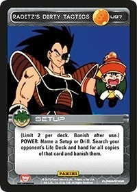 Image for Raditz's Dirty Tactics (Panini: Heroes & Villains) (U97) - Dragon Ball Z TCG