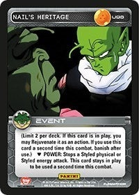 Image for Nail's Heritage (Panini: Heroes & Villains) (U98) - Dragon Ball Z TCG