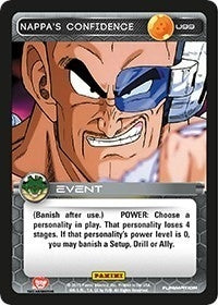 Image for Nappa's Confidence (Panini: Heroes & Villains) (U99) - Dragon Ball Z TCG