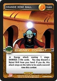 Image for Orange Mini Ball (Panini: Heroes & Villains) (R120) - Dragon Ball Z TCG