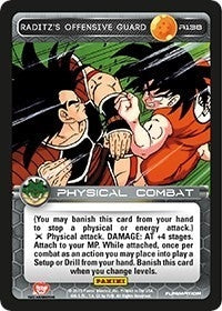 Image for Raditz's Offensive Guard (Panini: Heroes & Villains) (R138) - Dragon Ball Z TCG