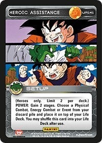 Image for Heroic Assistance (Panini: Heroes & Villains) (UR141) - Dragon Ball Z TCG