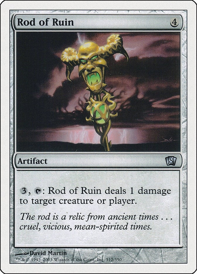 Image for Rod of Ruin (8th Edition) (312) - Magic: The Gathering