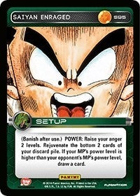 Image for Saiyan Enraged (Panini: Set 1) (S95) - Dragon Ball Z TCG