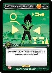 Image for Saiyan Analysis Drill (Panini: Set 1) (S103) - Dragon Ball Z TCG