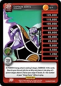 Image for Captain Ginyu - Energized (Panini: Set 1) (C7) - Dragon Ball Z TCG