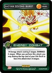 Image for Saiyan Diving Burst (Panini: Set 1) (S121) - Dragon Ball Z TCG