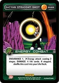 Image for Saiyan Straight Shot (Panini: Set 1) (S122) - Dragon Ball Z TCG