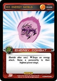 Image for Red Energy Shield (Panini: Set 1) (S129) - Dragon Ball Z TCG