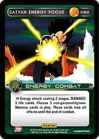 Image for Saiyan Energy Focus (Panini: Set 1) (C52) - Dragon Ball Z TCG