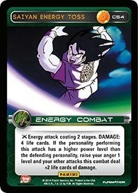 Image for Saiyan Energy Toss (Panini: Set 1) (C54) - Dragon Ball Z TCG
