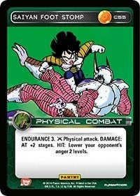 Image for Saiyan Foot Stomp (Panini: Set 1) (C55) - Dragon Ball Z TCG