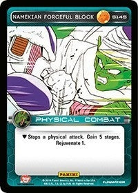 Image for Namekian Forceful Block (Panini: Set 1) (S145) - Dragon Ball Z TCG