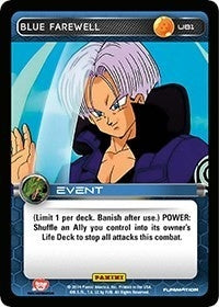 Image for Blue Farewell (Panini: Set 1) (U81) - Dragon Ball Z TCG