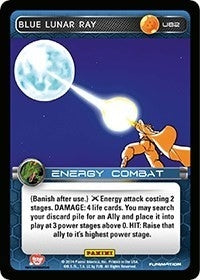 Image for Blue Lunar Ray (Panini: Set 1) (U82) - Dragon Ball Z TCG