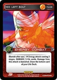 Image for Red Left Bolt (Panini: Set 1) (R143) - Dragon Ball Z TCG