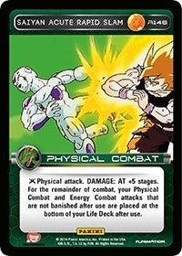 Image for Saiyan Acute Rapid Slam (Panini: Set 1) (R146) - Dragon Ball Z TCG