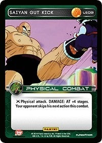 Image for Saiyan Gut Kick (Panini: Set 1) (U103) - Dragon Ball Z TCG