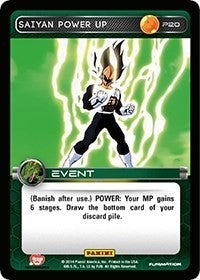 Image for Saiyan Power Up (Panini Promo Cards) (P20) - Dragon Ball Z TCG