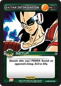 Image for Saiyan Intimidation (Heroes & Villains) (Panini Promo Cards) (P1) - Dragon Ball Z TCG