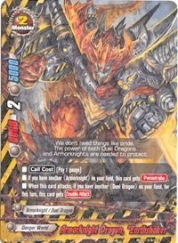 Image for Armorknight Dragon, "Earthshaker" (Mikado Evolution) (H-BT04/0027EN) - Future Card BuddyFight