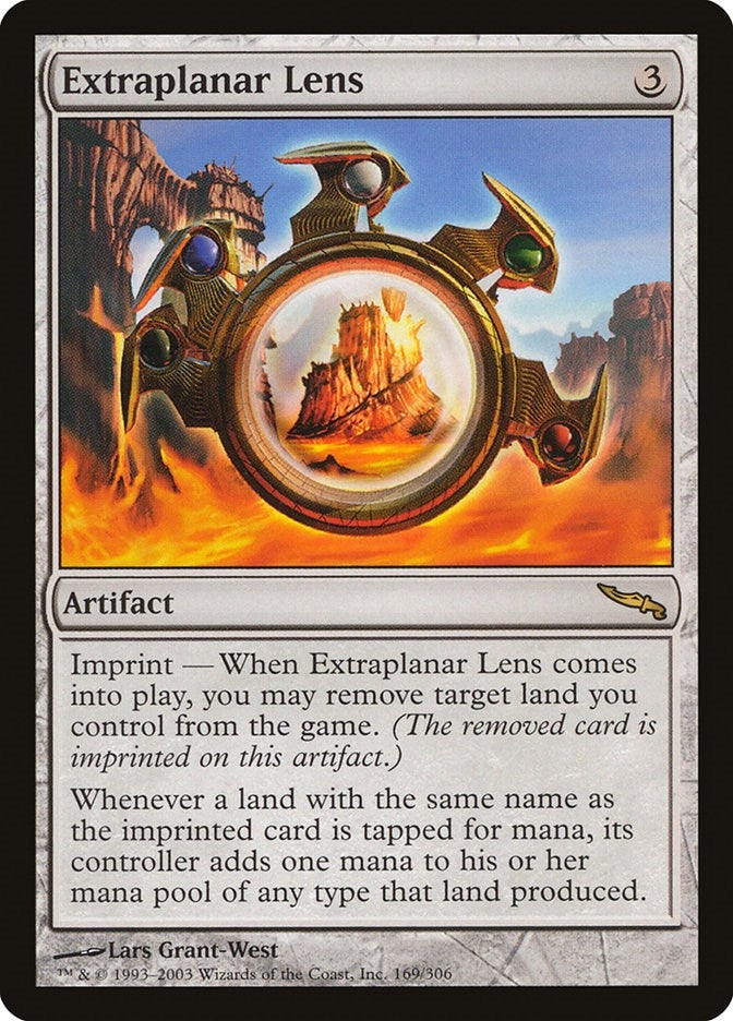 Image for Extraplanar Lens (Mirrodin) (169) - Magic: The Gathering