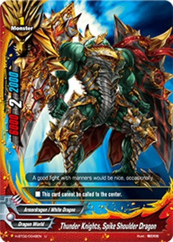 Image for Thunder Knights, Spike Shoulder Dragon (Galaxy Burst) (H-BT02/0049EN) - Future Card BuddyFight