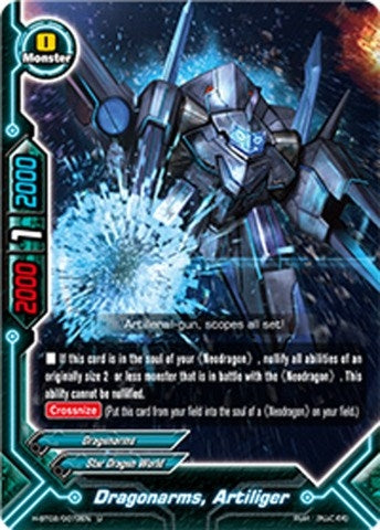 Image for Dragonarms, Artiliger (Galaxy Burst) (H-BT02/0072EN) - Future Card BuddyFight