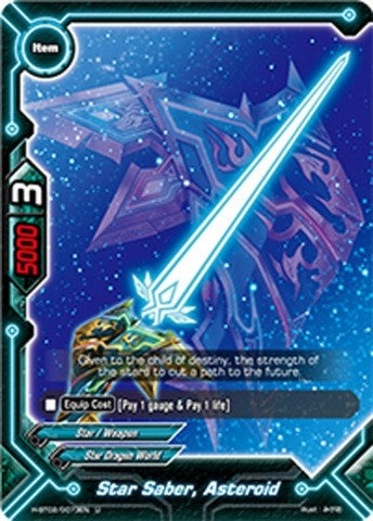 Image for Star Saber, Asteroid (Galaxy Burst) (H-BT02/0073EN) - Future Card BuddyFight