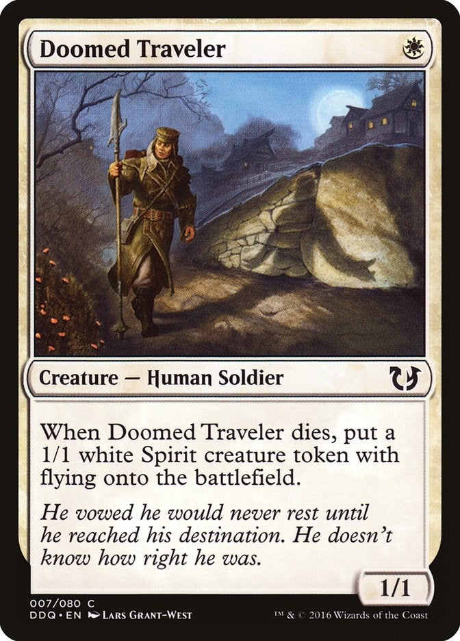 Image for Doomed Traveler (Duel Decks: Blessed vs. Cursed) (7) - Magic: The Gathering
