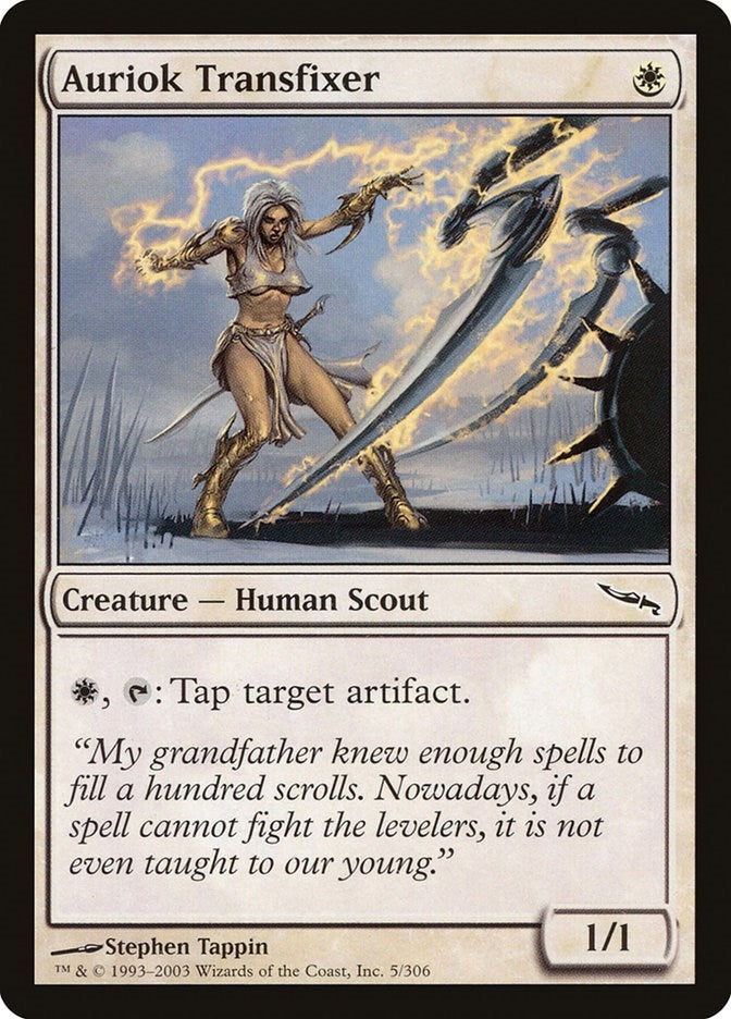 Image for Auriok Transfixer (Mirrodin) (5) - Magic: The Gathering