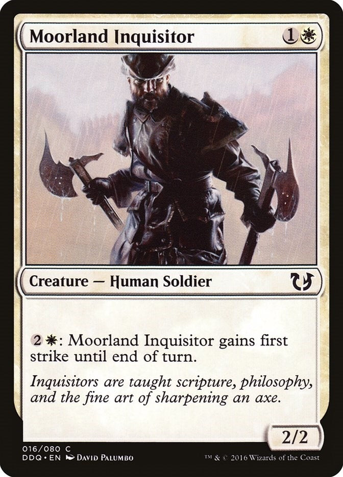 Image for Moorland Inquisitor (Duel Decks: Blessed vs. Cursed) (16) - Magic: The Gathering