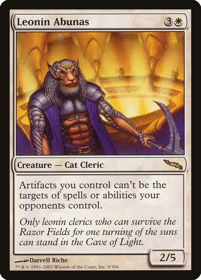 Image for Leonin Abunas (Mirrodin) (8) - Magic: The Gathering