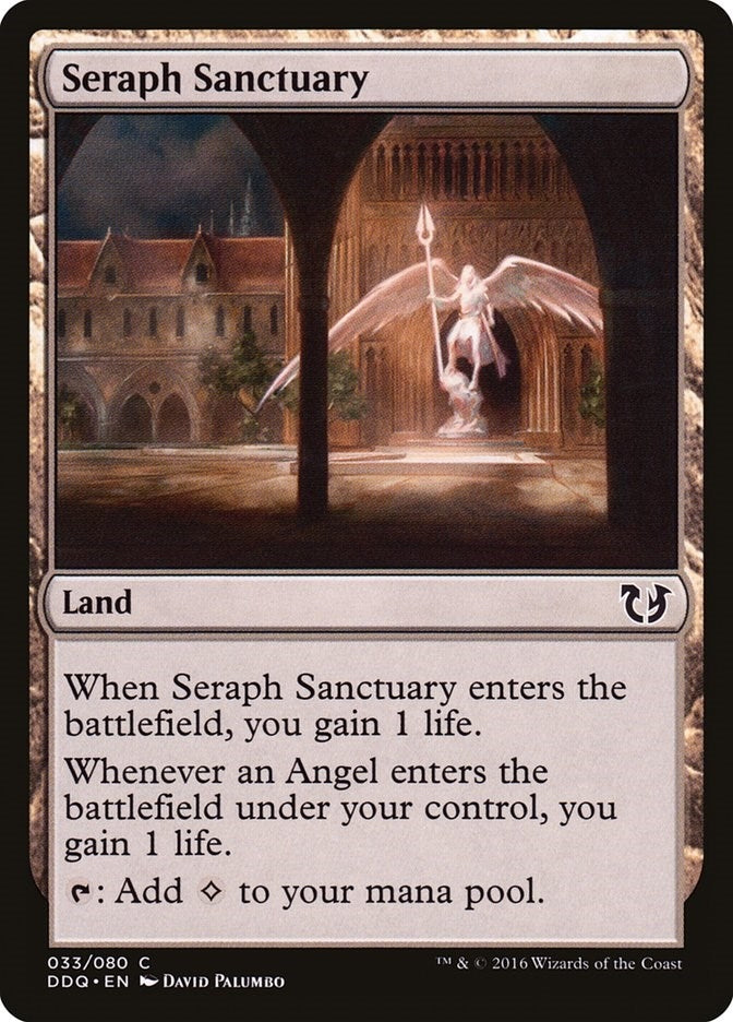 Image for Seraph Sanctuary (Duel Decks: Blessed vs. Cursed) (33) - Magic: The Gathering