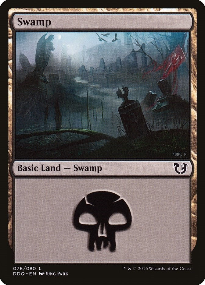 Image for Swamp (076) (Duel Decks: Blessed vs. Cursed) (76) - Magic: The Gathering