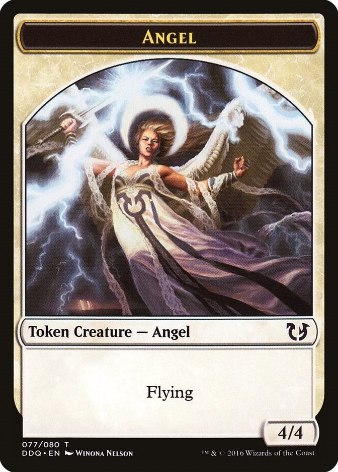 Image for Angel Token (Duel Decks: Blessed vs. Cursed) (77) - Magic: The Gathering