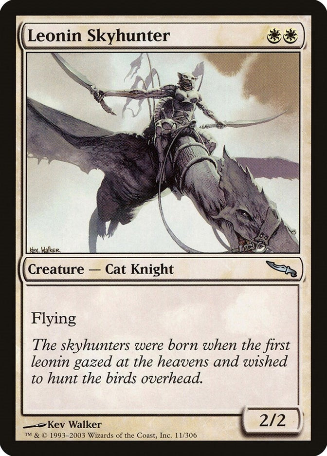 Image for Leonin Skyhunter (Mirrodin) (11) - Magic: The Gathering
