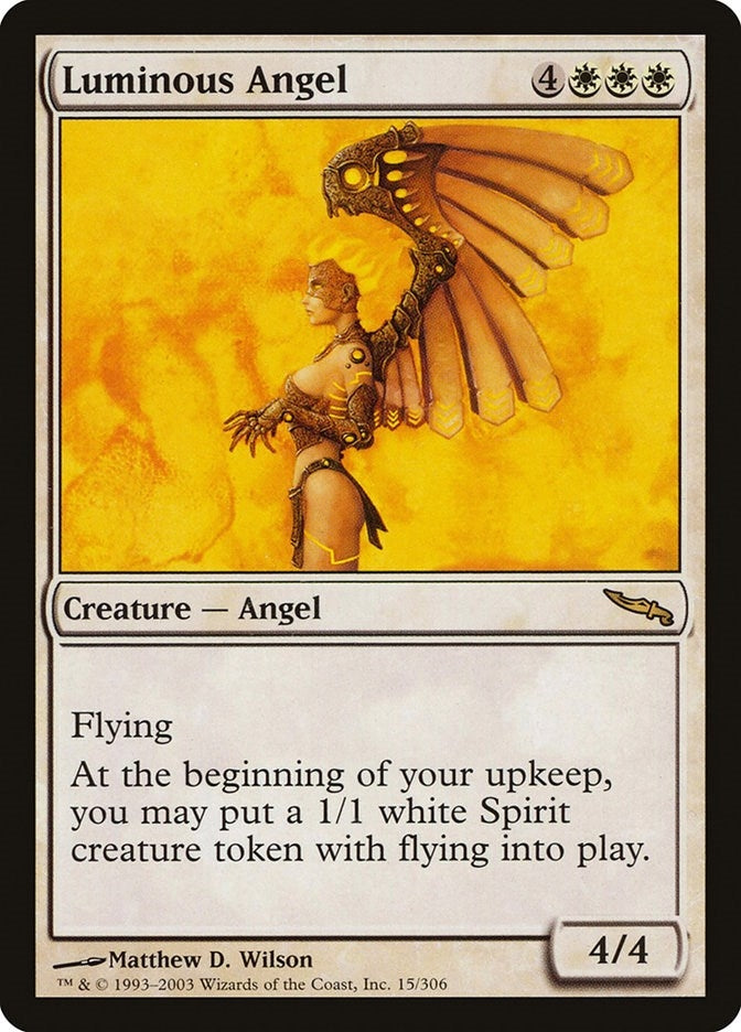 Image for Luminous Angel (Mirrodin) (15) - Magic: The Gathering
