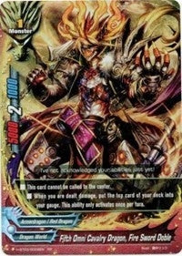 Image for Fifth Omni Cavalry Dragon, Fire Sword Doble (Assault of the Omni Lords) (H-BT03/0009EN) - Future Card BuddyFight