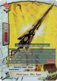 Image for Flash Lance, Blitz Tiger (Assault of the Omni Lords) (H-BT03/0019EN) - Future Card BuddyFight